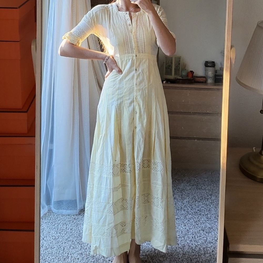Loveshackfancy maxi long Edie dress